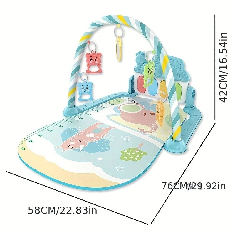 Baby-Spielmatte mit Klavier, Licht & Musik für 0–12 Monate