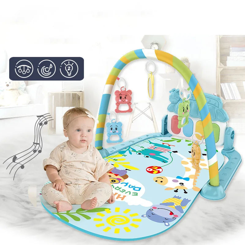 Baby-Spielmatte mit Klavier, Licht & Musik für 0–12 Monate